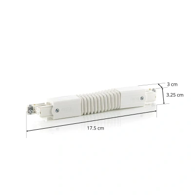 Afbeelding van GLOBAL Flexibele verbinder HV stroomrail Noa, wit