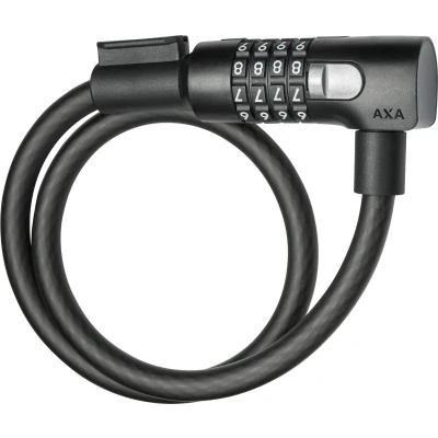 Afbeelding van Axa Resolute C12 65 kabelslot met code BikeTotaal.nl Zwart