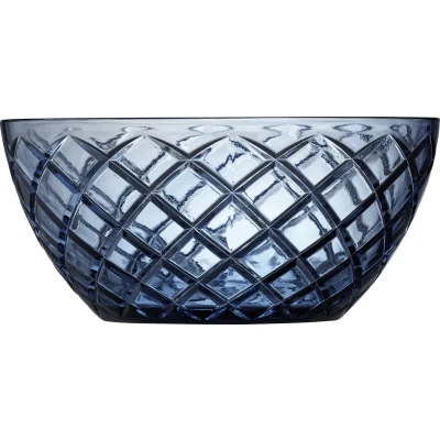 Afbeelding van Lyngby Glas Sorrento Saladekom Dia 24 cm Blauw