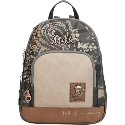 Afbeelding van Anekke vrije tijd rugzak Real Intentions 3 Compartment Backpack Multicolor veelkleurig