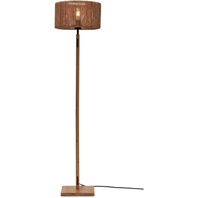 Afbeelding van Good&amp;Mojo Vloerlamp Iguazu Bamboe Recht Naturel 30x30x126cm