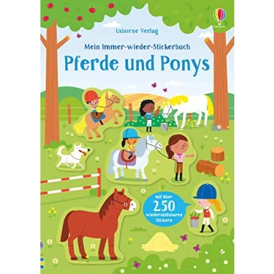 Afbeelding van Mein Immer wieder Stickerbuch: Pferde und Ponys