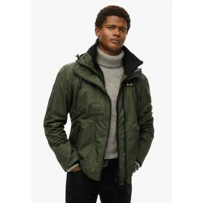 Afbeelding van Superdry Hooded Mountain Windjack, Heren, Maat: 3XL, Surplus goods olive green