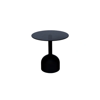 Afbeelding van Brix Bijzettafel Isa 55 cm Zwart