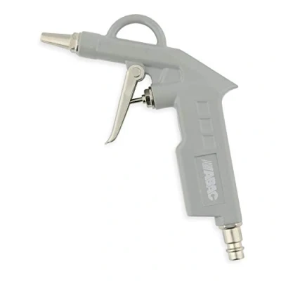 Afbeelding van ABAC Persluchtpistool G 501, blaaspistool/luchtdrukpistool met korte sproeier, Ø 2 mm mondstuk, perslucht reinigingspistool max. druk 8 bar, aluminium