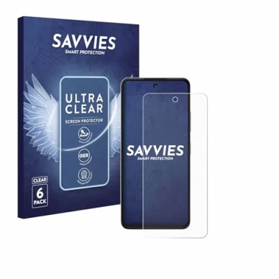 Afbeelding van Savvies (6 Stuks) Schermbeschermer voor ZTE Blade V60 Vita Screen Protector Ultra Transparant
