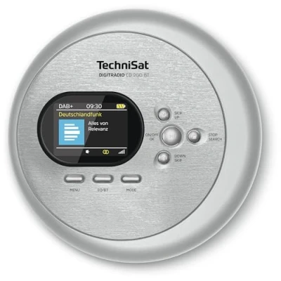 Afbeelding van Technisat DIGITRADIO CD 2GO BT DAB+/FM discman zilver