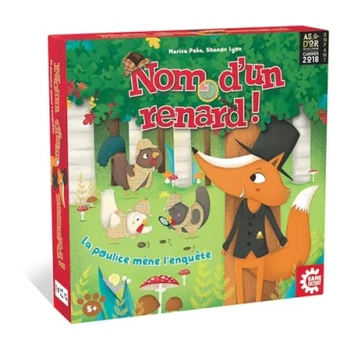 Afbeelding van Game Factory Nom d&#039;un Renard la poulice mène l&#039;enquête Jeu coopératif Enfant et Famille