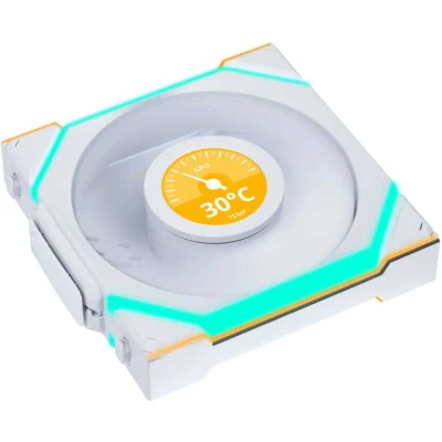 Afbeelding van Lian Li UNI FAN SL Wireless LCD Reverse Blade 120mm 1 Pack White
