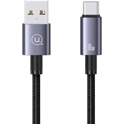 Afbeelding van USAMS USB kabel Type C naar 3A 0,25 m