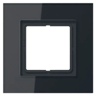 Afbeelding van JUNG AFDEKRAAM 1V ZWART 9005 LSP981GLSW