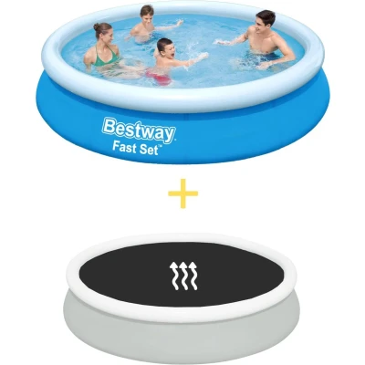Afbeelding van Bestway Zwembad Fast Set 366 x 76 cm Inclusief Solarzeil