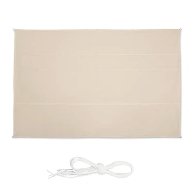 Afbeelding van Relaxdays schaduwdoek rechthoek uv bestendig waterafstotend zonnezeil zonnedoek 5 x 7 m