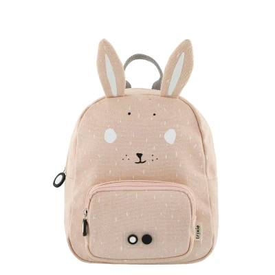 Afbeelding van Trixie Mrs. Rabbit Rugzak S soft pink Kindertas Schooltas