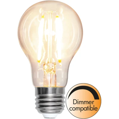 Afbeelding van Star Trading LED Peertje (Standaard maat) lichtbron E27 Dimbaar Extra Warm Wit 2700K 8 Watt vervangt 60W Halogeen