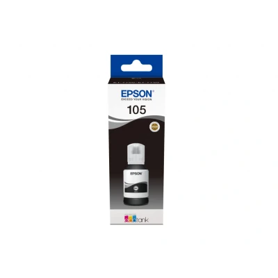 Afbeelding van Epson Inktfles 105 EcoTank Pigment Zwart voor ET 7700 en 7750