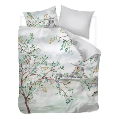 Afbeelding van Snoozing Utano Dekbedovertrek Tweepersoons 200x200/220 cm Grijs