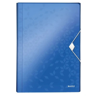 Afbeelding van Projectmap Leitz WOW voor A4 6 vaks PP blauw