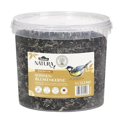 Afbeelding van Dehner Natura Wildvogelvoer, zonnebloempitten, 5 l (2,2 kg)