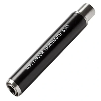 Afbeelding van KOH I NOOR 5343 Chalk holder made of metal for round 9 10 mm chalk, black 1 PIECE