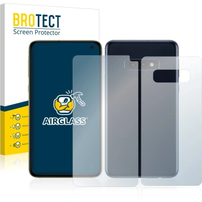 Afbeelding van BROTECT Glas Screen Protector voor Samsung Galaxy S10e (Voor+Achter) Schermbeschermer [9H Hardheid, Beschermglas Folie niet Gehard Glas]