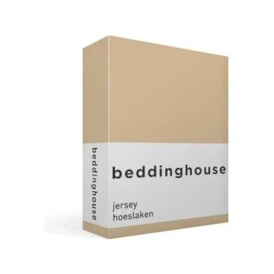 Afbeelding van Beddinghouse jersey hoeslaken camel