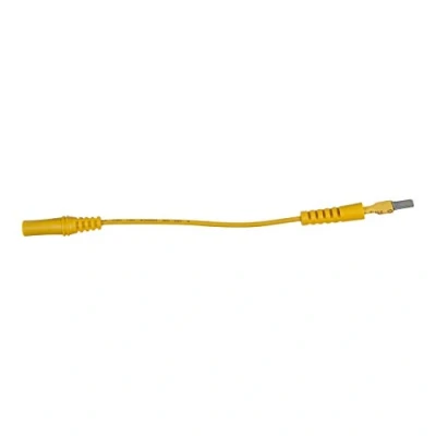 Afbeelding van KS Tools, Meetlijn, 4,0 mm ingangsbus naar 5,0 testadapterstekker plat (geel)
