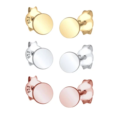 Afbeelding van Elli 3 PACK Studs Oorbellen multicoloured, Dames, Maat: One Size, Multi coloured