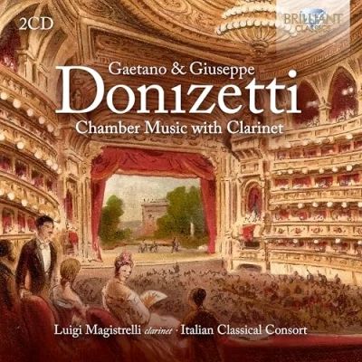Afbeelding van Luigi Magistrelli Gaetano &amp; Giuseppe Donizetti: Chamber Music With Clarinet (2 CD)