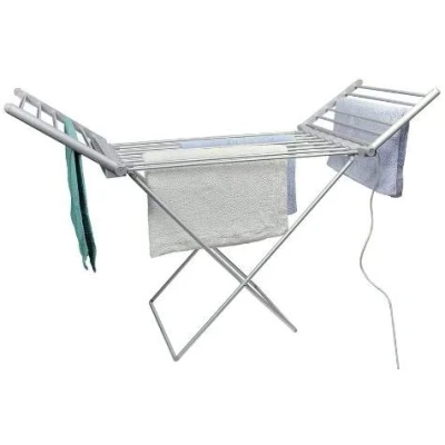 Afbeelding van Highlands Elektrische verwarmde kleding droger vouwen energie efficiënte binnendroger, natte wasdroger, paardenrek, zilverkleurig