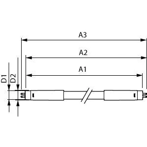 Afbeelding van Philipsilips led lamp buis tweekneeps g5 36w 5600lm 4000k cri80 mat dimbaar wit ip20 dxl 19x1463mm 41907000