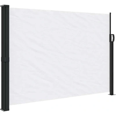 Afbeelding van Windscherm uittrekbaar 140x300 cm wit