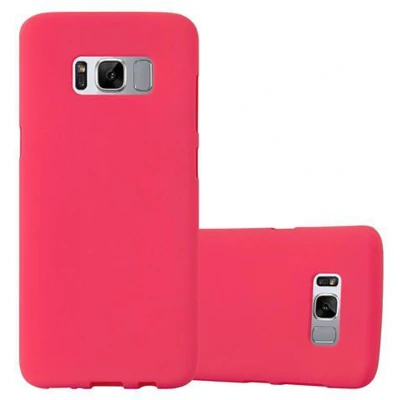 Afbeelding van Cadorabo Hoesje geschikt voor Samsung Galaxy S8 PLUS in FROST ROOD Beschermhoes gemaakt van flexibel TPU silicone Case Cover