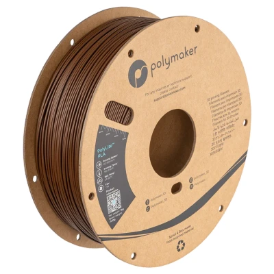 Afbeelding van Polymaker PA02052 Filament PLA kunststof Hoge stijfheid, treksterkte 1.75 mm 1000 g Bruin PolyLite™ 1 stuk(s)