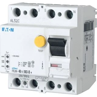 Afbeelding van Eaton frcdm g b digitale aardlekschakelaar kort vertraagd in 25a foutstroom 30ma type 4p 4 mod br 70mm str st v 3ka 167892