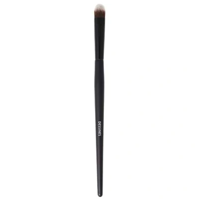 Afbeelding van DESSINES Make up kwast, veganistisch professionele kwast van natuurlijk houten handvat concealer, highlighter, blender (zwart/onyx) (concealer TU772)