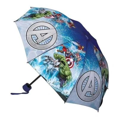 Afbeelding van Marvel kinderparaplu Avengers junior 52 cm polyester blauw