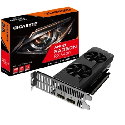 Afbeelding van GIGABYTE RX 6400 D6 Low Profile 4G, GV R64D6 4GL