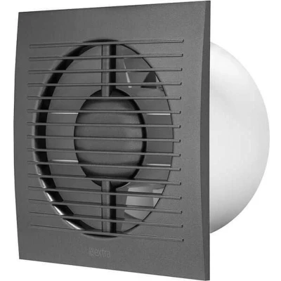 Afbeelding van Badkamerventilator 125 mm ANTRACIET met timer EE125TA