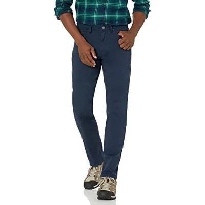 Afbeelding van Amazon Essentials Atletisch fit 5 pocket Stretch Twill Pant Casual, Navy, 36W x 32L