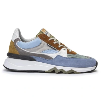 Afbeelding van Floris van Bommel DE Zager Sneakers laag, Heren, Maat: 41 1/3, Multi Veloursleer