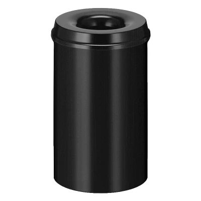 Afbeelding van Vlamdovende papierbak 20 ltr Zwart