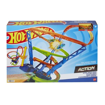 Afbeelding van Mattel Hot Wheels Action Spiral Speed Crash