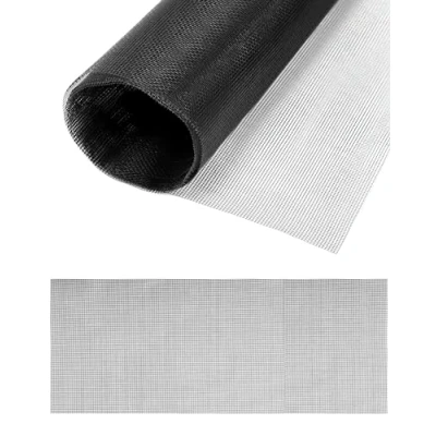 Afbeelding van QWORK® raamhor, glasvezel vliegengaas, 120x300cm, houdt frisse lucht circuleert, zwart, 18 mesh