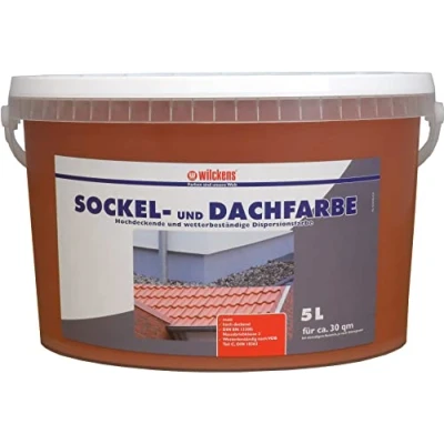 Afbeelding van Wilckens Basis en dakverf mat, 5 l, baksteenrood