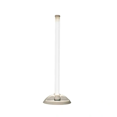 Afbeelding van MÜLLER LICHT 400161, LED batterijlamp met universele wand en tafelhouder inclusief geïntegreerde 2 traps dimmer, 4 x AAA batterijen, aluminium, 1 W, zilver, 3 26,7 9 cm
