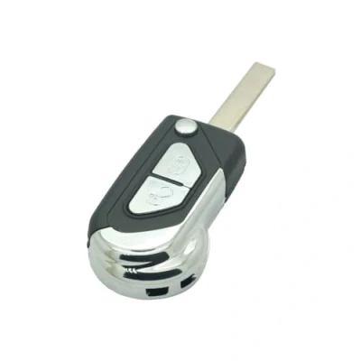 Afbeelding van BROVACS Vervanging Sleutel Shell Compatibel met CITROEN DS3 C3 2 Knop HU83 Blade Keyless Entry Remote Flip Key Case Fob PG321A