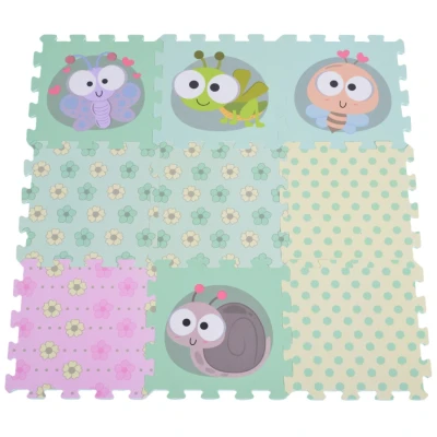 Afbeelding van Cangaroo Insectenwereld 9 Stuks Schuimrubberen Puzzelmat 3082
