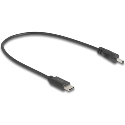Afbeelding van Delock USB Type C™ Stromkabel zu DC 3,0 x 1,1 mm Stecker 27 cm HQ