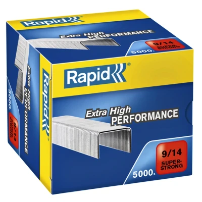 Afbeelding van Nieten Rapid 9/14 gegalvaniseerd super strong 5000 stuks